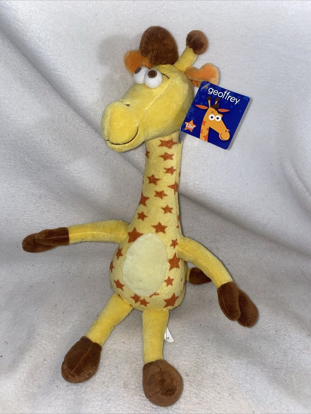 new Toys R Us Mascot Geoffrey Giraffe Plush Stuffed Animal Toy 17" 2017 Retired